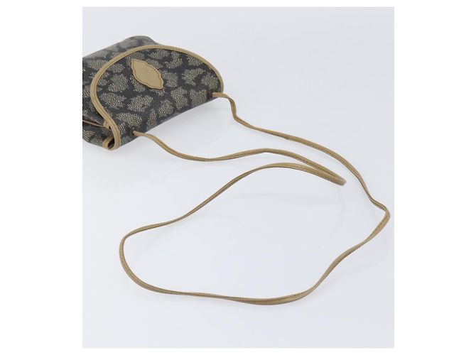 Autre Marque Borsa a tracolla SAINT LAURENT PVC Canvas Gray Auth 200711 Marrone - vista 7