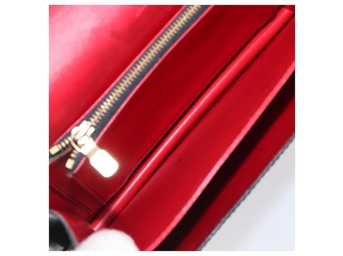 LOUIS VUITTON Epi Osh Shoulder Bag Black Red M52444 LV Auth BA15647 Nero Rosso - vista 10