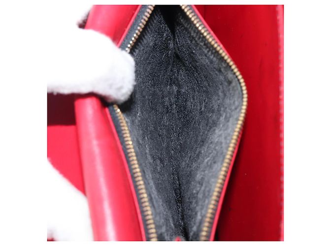 LOUIS VUITTON Epi Osh Shoulder Bag Black Red M52444 LV Auth BA15647 Nero Rosso - vista 11