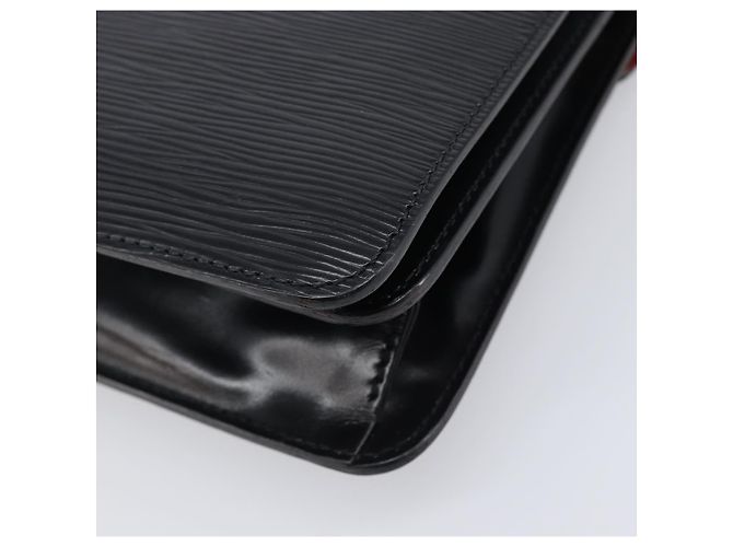 LOUIS VUITTON Epi Osh Shoulder Bag Black Red M52444 LV Auth BA15647 Nero Rosso - vista 16
