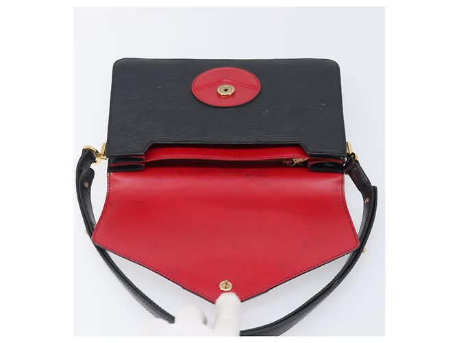 LOUIS VUITTON Epi Osh Shoulder Bag Black Red M52444 LV Auth BA15647 Nero Rosso - vista 19