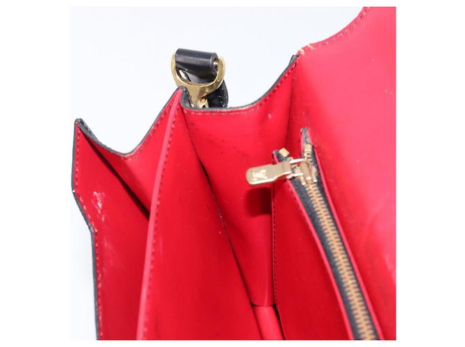 LOUIS VUITTON Epi Osh Shoulder Bag Black Red M52444 LV Auth BA15647 Nero Rosso - vista 22