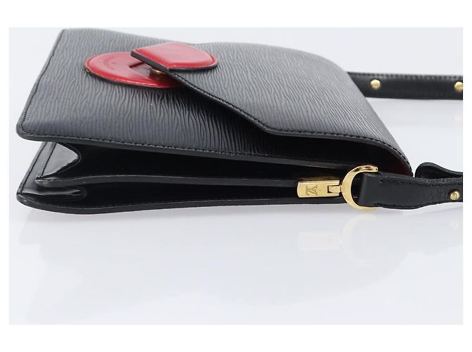 LOUIS VUITTON Epi Osh Shoulder Bag Black Red M52444 LV Auth BA15647 Nero Rosso - vista 3