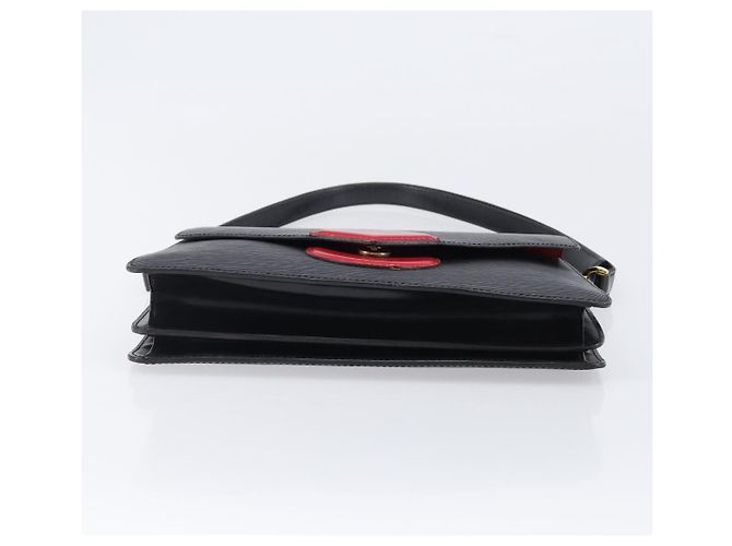 LOUIS VUITTON Epi Osh Shoulder Bag Black Red M52444 LV Auth BA15647 Nero Rosso - vista 5