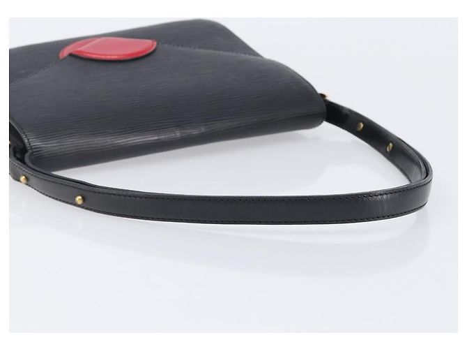 LOUIS VUITTON Epi Osh Shoulder Bag Black Red M52444 LV Auth BA15647 Nero Rosso - vista 7