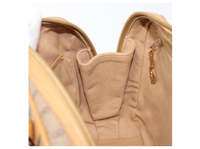 Bolso de mano GUCCI Micro GG Supreme PVC Beige Gold 000 39 0030 Auth BA15706 Dorado - vista 23