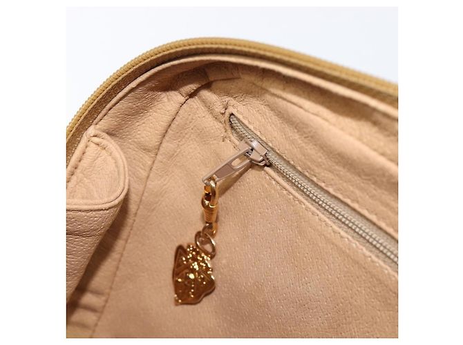 Bolso de mano GUCCI Micro GG Supreme PVC Beige Gold 000 39 0030 Auth BA15706 Dorado - vista 24