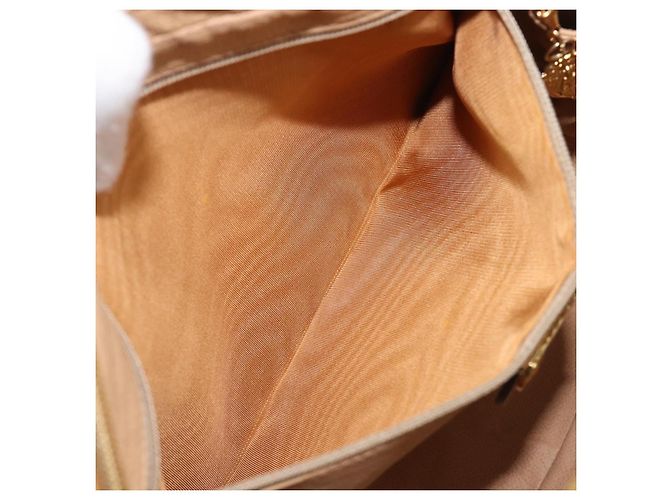 Bolso de mano GUCCI Micro GG Supreme PVC Beige Gold 000 39 0030 Auth BA15706 Dorado - vista 25