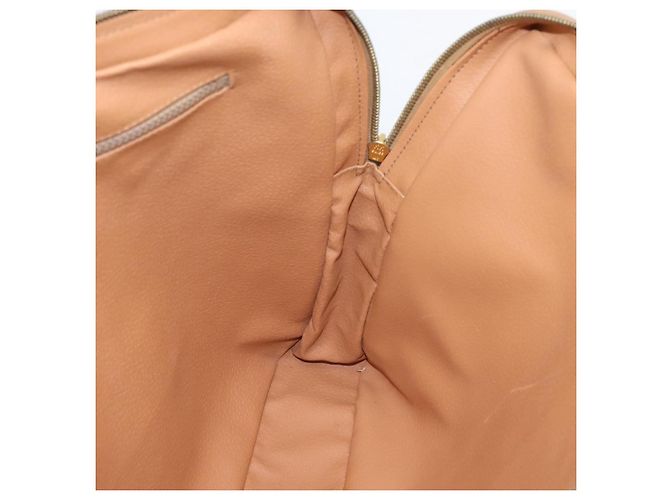 Céline Borsa Business CELINE Macadam PVC Pelle Marrone Tono Oro Auth ti4006 - vista 19