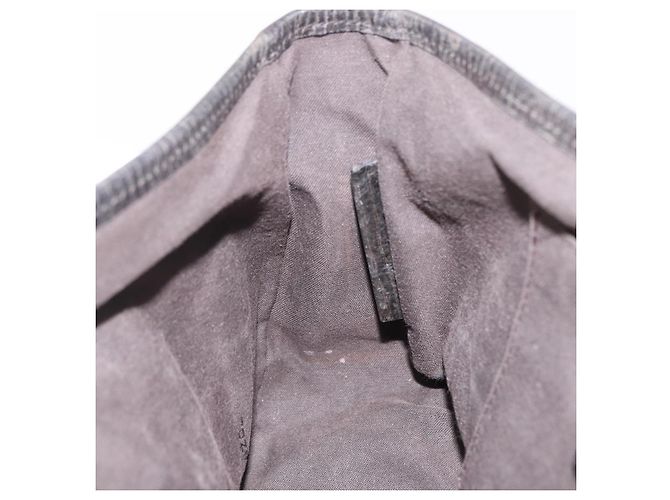 Borsa a tracolla FENDI Zucca Canvas con catena Nero Marrone Auth 201338V - vista 23