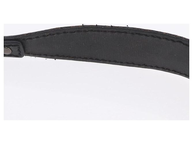Borsa a tracolla FENDI Zucca Canvas con catena Nero Marrone Auth 201338V - vista 9