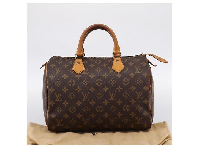 LOUIS VUITTON Monogram Speedy 30 Hand Bag M41526 LV Auth 201168V Monogramma - vista 12