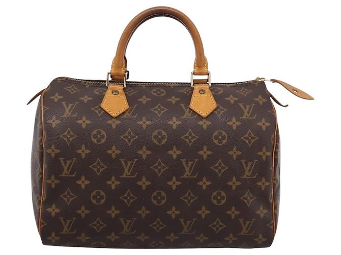 LOUIS VUITTON Monogram Speedy 30 Hand Bag M41526 LV Auth 201168V Monogramma - vista 13