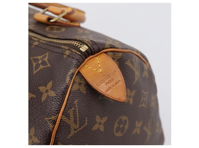 LOUIS VUITTON Monogram Speedy 30 Hand Bag M41526 LV Auth 201168V Monogramma - vista 18