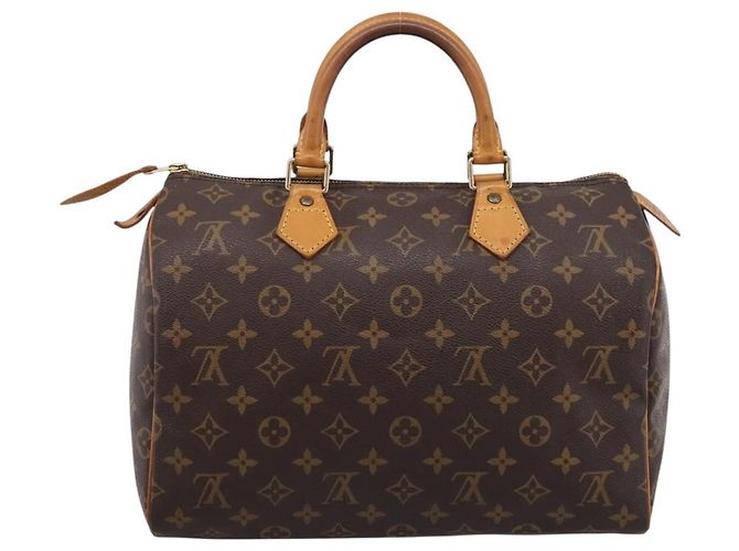 LOUIS VUITTON Monogram Speedy 30 Hand Bag M41526 LV Auth 201168V Monogramma - vista 2
