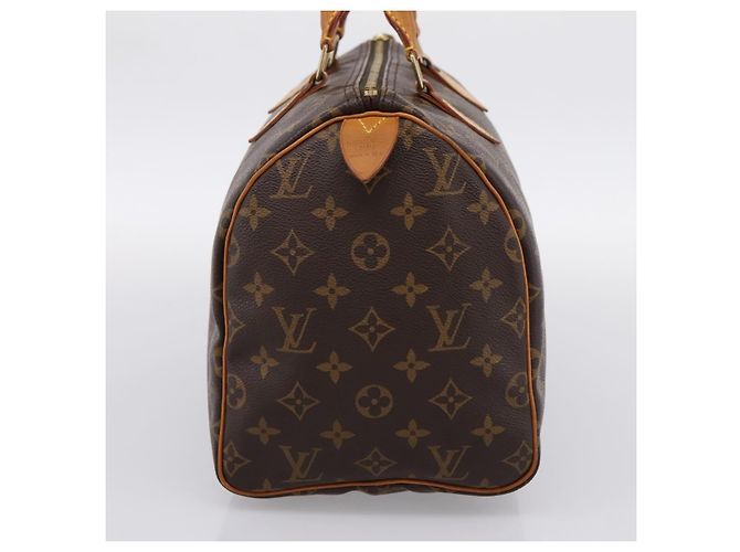 LOUIS VUITTON Monogram Speedy 30 Hand Bag M41526 LV Auth 201168V Monogramma - vista 3