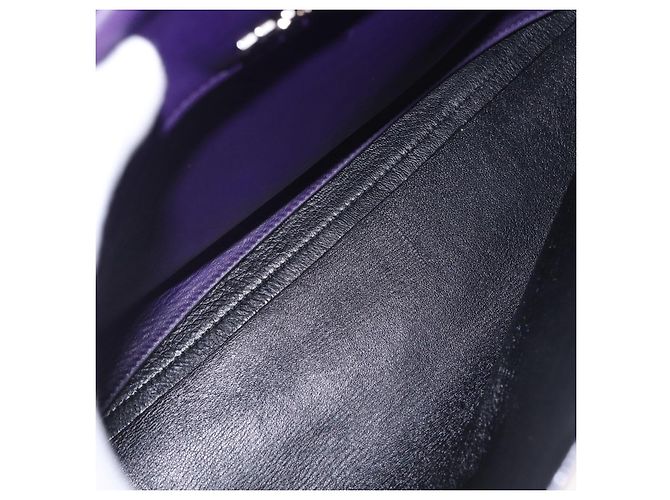 PRADA Handtasche aus Leder lila silber echt ka6163 - Ansicht 11