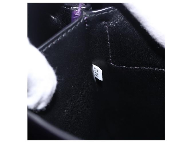 PRADA Handtasche aus Leder lila silber echt ka6163 - Ansicht 12