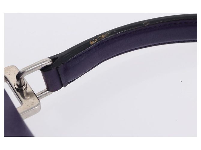 PRADA Handtasche aus Leder lila silber echt ka6163 - Ansicht 16