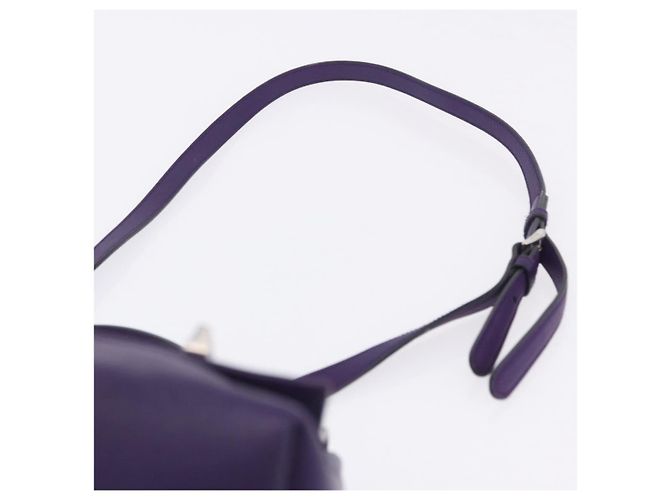 PRADA Handtasche aus Leder lila silber echt ka6163 - Ansicht 18
