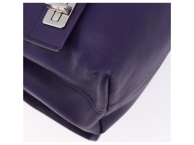 PRADA Handtasche aus Leder lila silber echt ka6163 - Ansicht 23