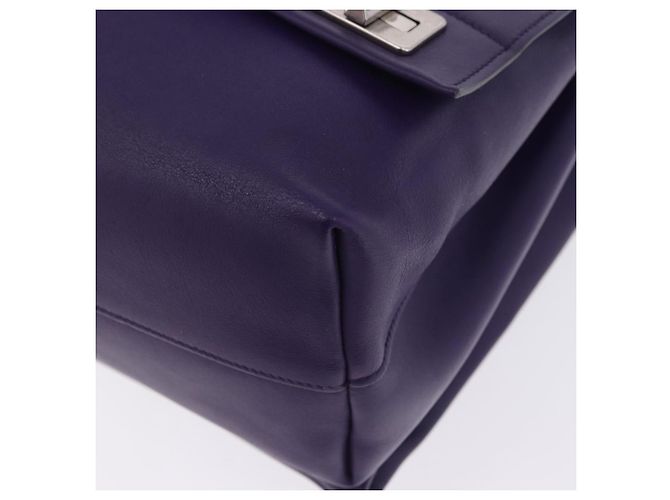 PRADA Handtasche aus Leder lila silber echt ka6163 - Ansicht 24