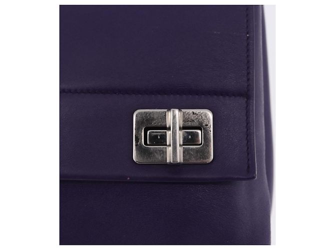 PRADA Handtasche aus Leder lila silber echt ka6163 - Ansicht 25