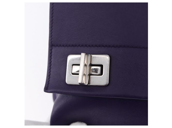 PRADA Handtasche aus Leder lila silber echt ka6163 - Ansicht 26