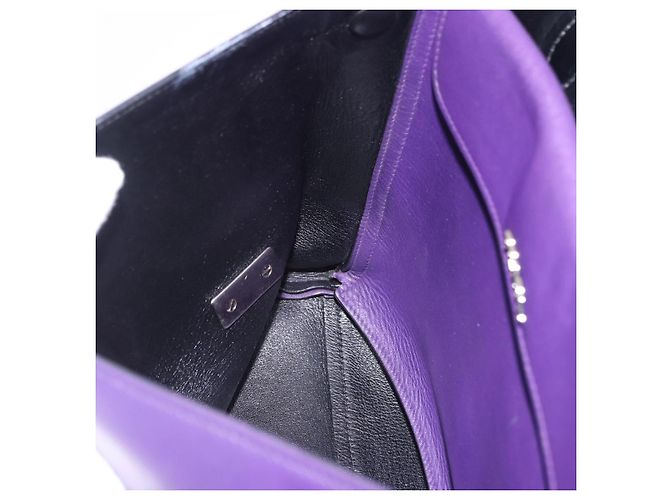 PRADA Handtasche aus Leder lila silber echt ka6163 - Ansicht 31