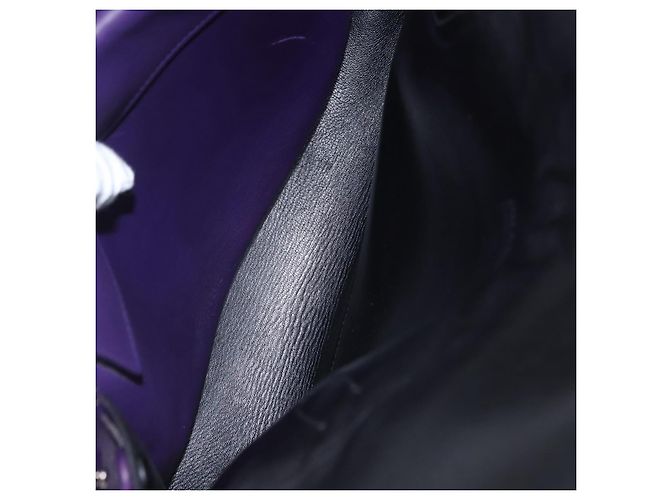 PRADA Handtasche aus Leder lila silber echt ka6163 - Ansicht 32