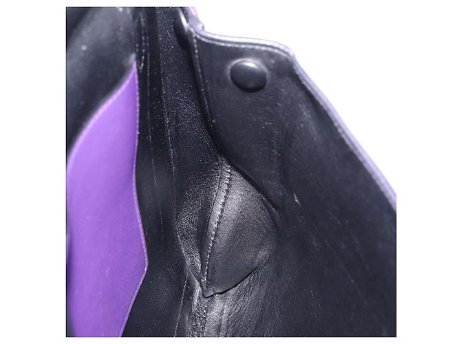 PRADA Handtasche aus Leder lila silber echt ka6163 - Ansicht 34