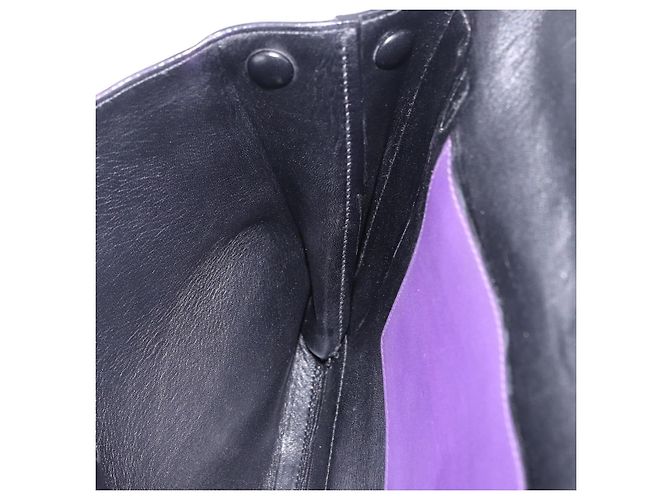 PRADA Handtasche aus Leder lila silber echt ka6163 - Ansicht 35