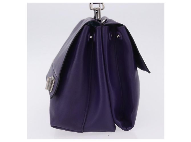 PRADA Handtasche aus Leder lila silber echt ka6163 - Ansicht 5
