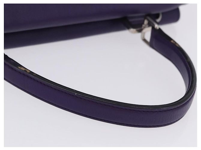 PRADA Handtasche aus Leder lila silber echt ka6163 - Ansicht 7