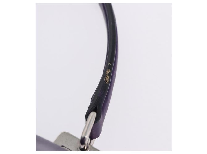 PRADA Handtasche aus Leder lila silber echt ka6163 - Ansicht 8