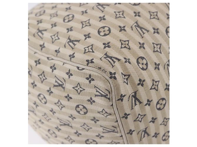 Borsa LOUIS VUITTON Monogram Mini Lin Croisette Speedy 30 Blue M95500 Auth 201129A Monogramma - vista 20