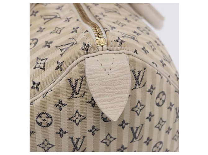 Borsa LOUIS VUITTON Monogram Mini Lin Croisette Speedy 30 Blue M95500 Auth 201129A Monogramma - vista 22