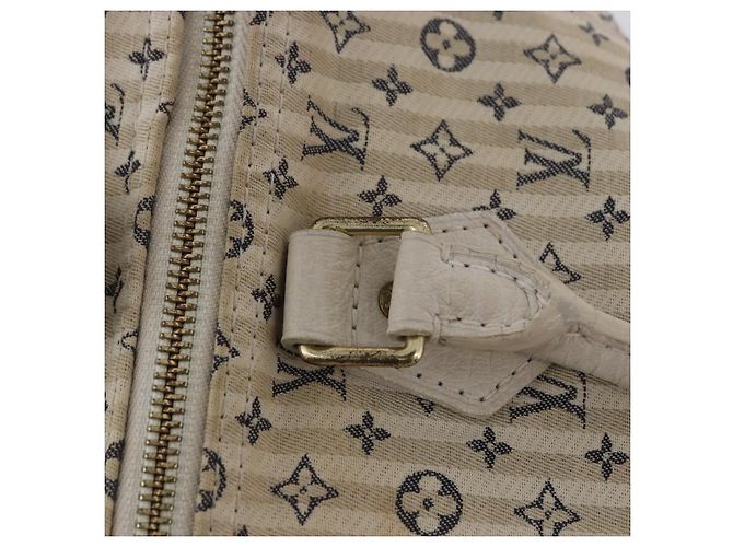 Borsa LOUIS VUITTON Monogram Mini Lin Croisette Speedy 30 Blue M95500 Auth 201129A Monogramma - vista 30