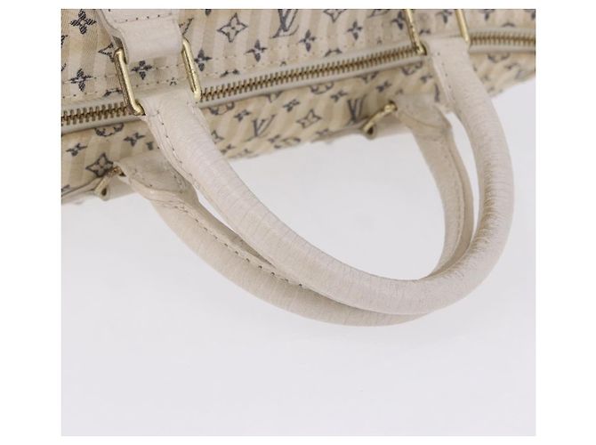 Borsa LOUIS VUITTON Monogram Mini Lin Croisette Speedy 30 Blue M95500 Auth 201129A Monogramma - vista 8