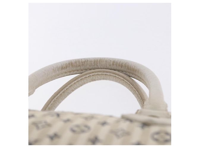 Borsa LOUIS VUITTON Monogram Mini Lin Croisette Speedy 30 Blue M95500 Auth 201129A Monogramma - vista 9