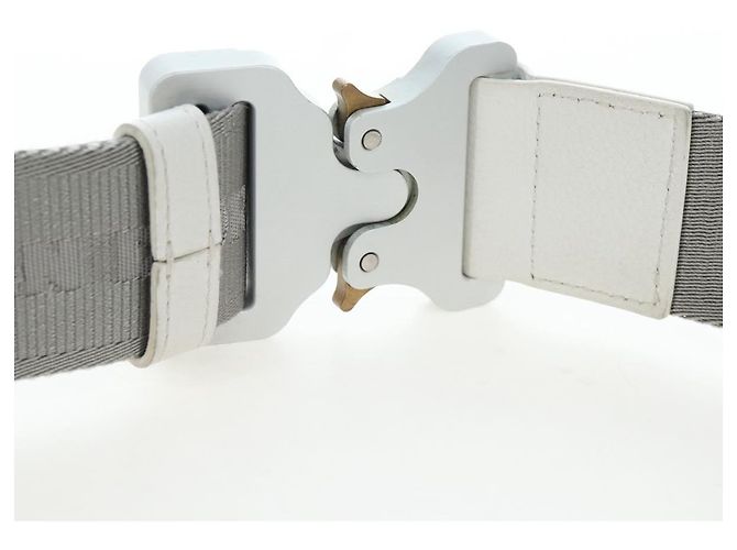 Borsa a tracolla Christian Dior Saddle in pelle bianca e argento Auth 202179V Bianco - vista 15