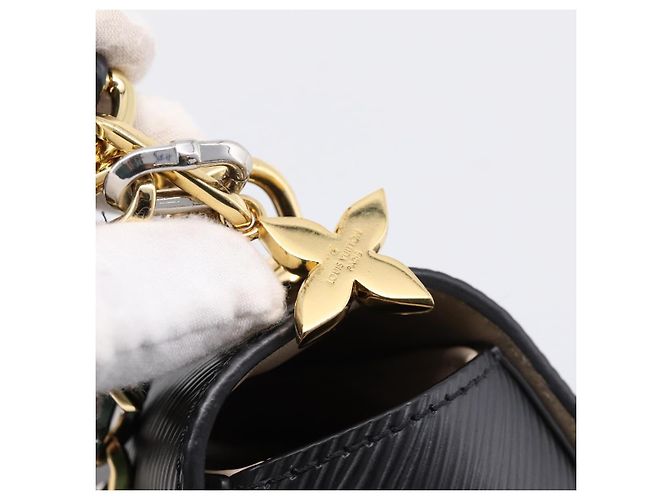 Borsa a tracolla LOUIS VUITTON Epi Twist MM Nero M21113 LV Auth ka6116SV - vista 20