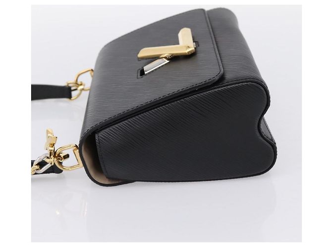 Borsa a tracolla LOUIS VUITTON Epi Twist MM Nero M21113 LV Auth ka6116SV - vista 3