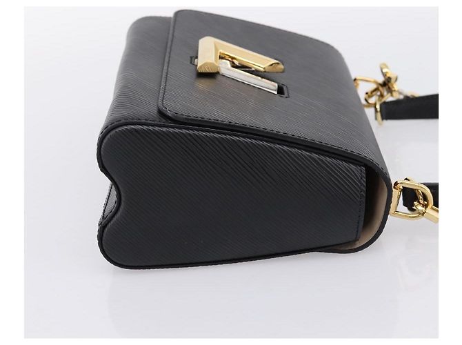 Borsa a tracolla LOUIS VUITTON Epi Twist MM Nero M21113 LV Auth ka6116SV - vista 4