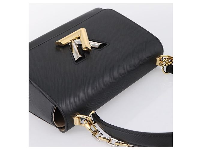 Borsa a tracolla LOUIS VUITTON Epi Twist MM Nero M21113 LV Auth ka6116SV - vista 6