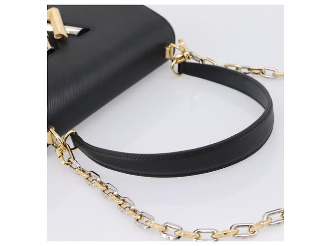 Borsa a tracolla LOUIS VUITTON Epi Twist MM Nero M21113 LV Auth ka6116SV - vista 7