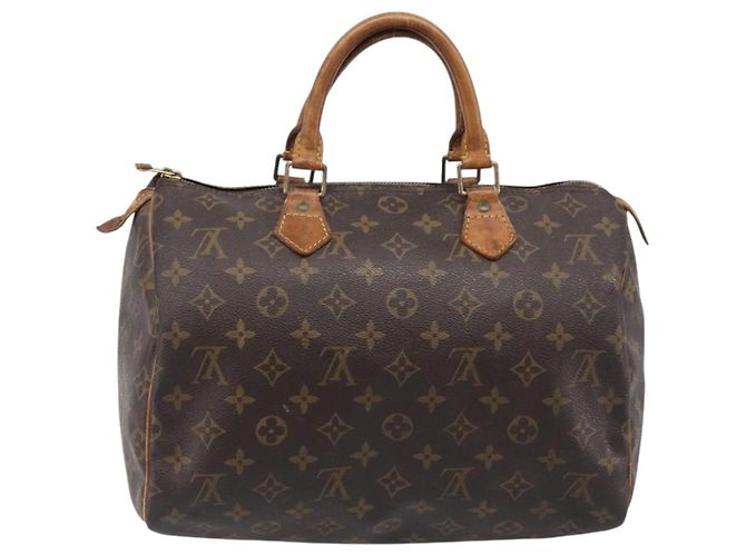 LOUIS VUITTON Monogram Speedy 30 Hand Bag M41526 LV Auth 200452 Monogramma - vista 2