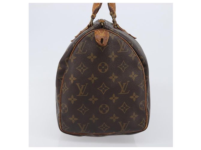 LOUIS VUITTON Monogram Speedy 30 Hand Bag M41526 LV Auth 200452 Monogramma - vista 4