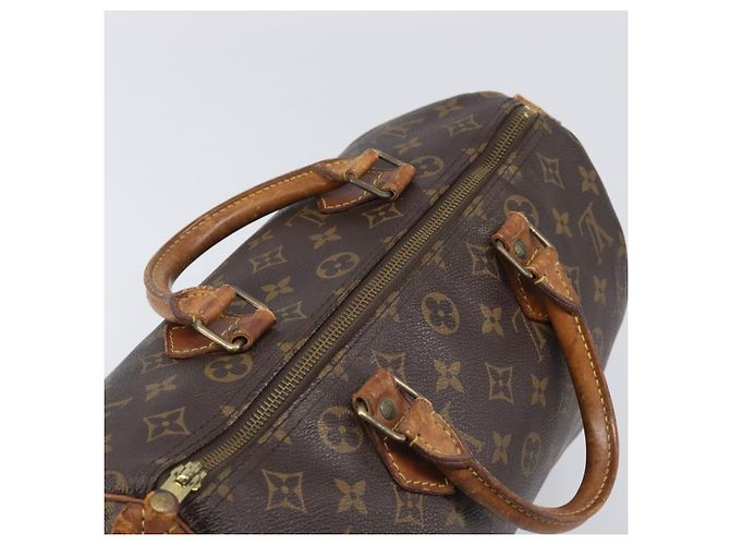 LOUIS VUITTON Monogram Speedy 30 Hand Bag M41526 LV Auth 200452 Monogramma - vista 6