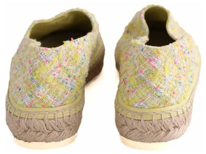 Chanel Espadrilles Gelb Stoff Größe 41 - Ansicht 2